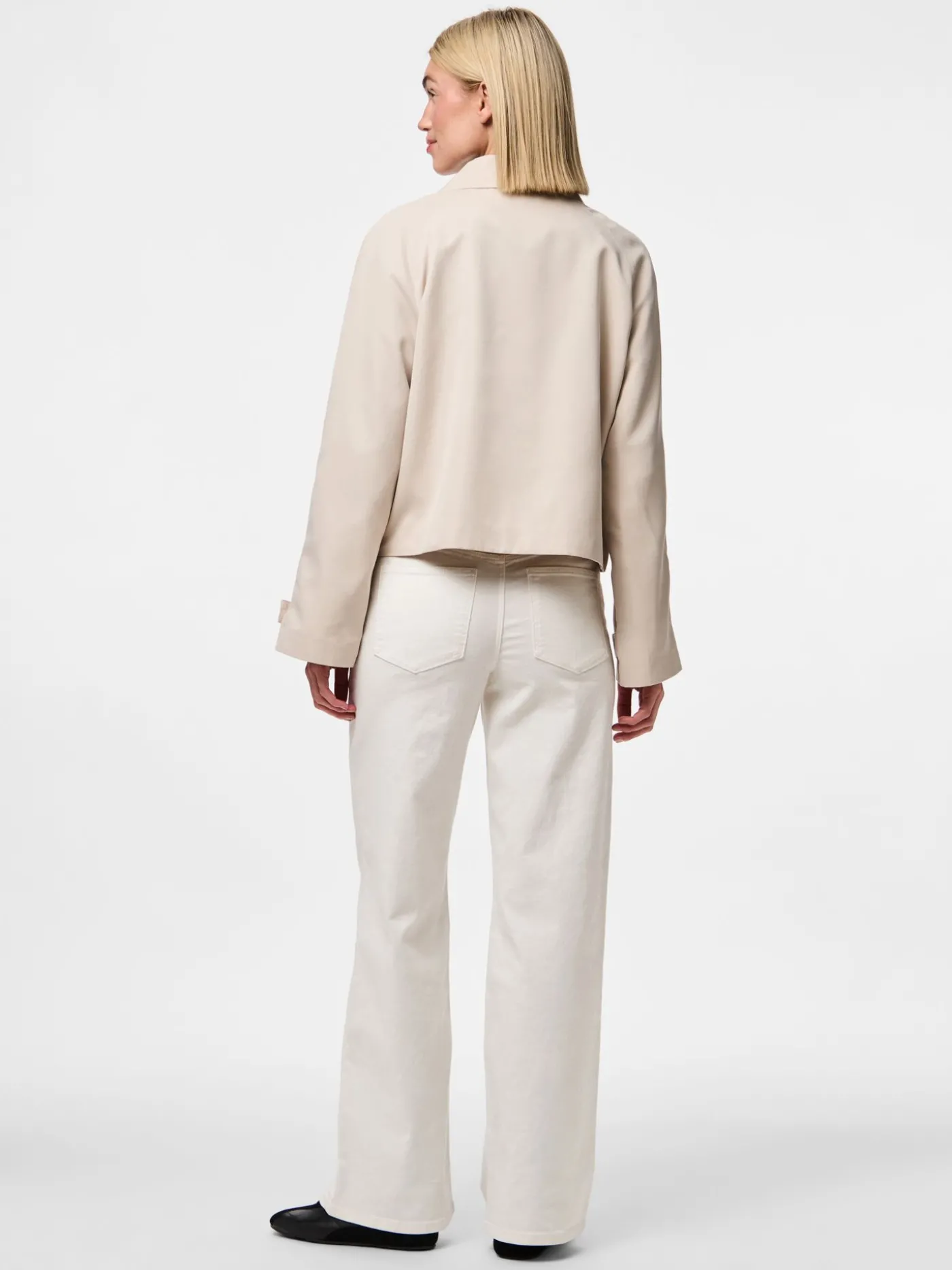 PCSCARLETT LS SHORT TRENCHCOAT NOOS