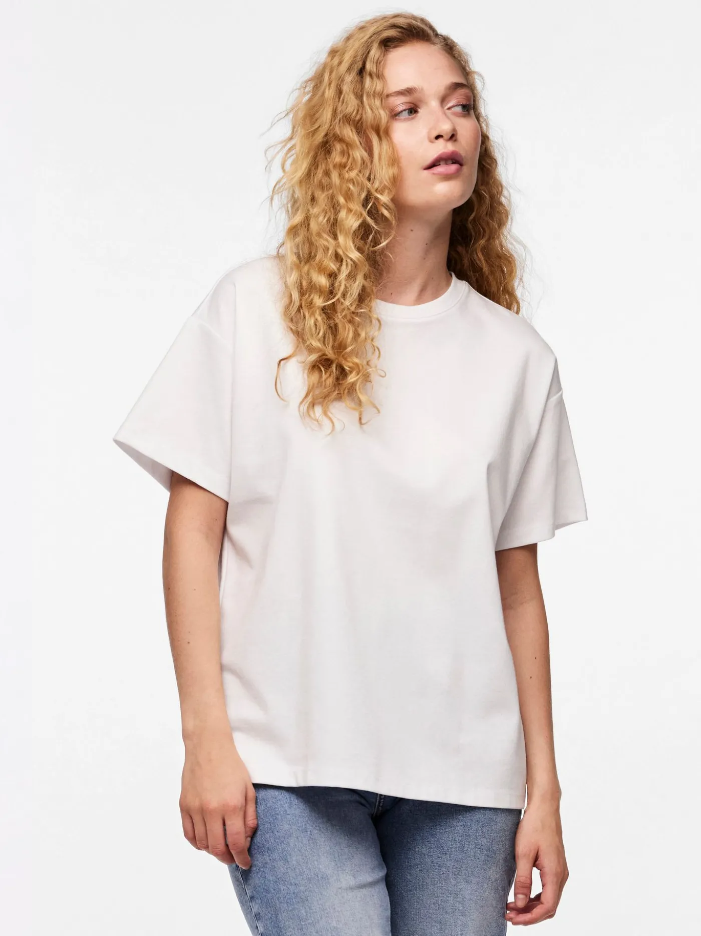 PCSKYLAR SS OVERSIZED TEE JRS NOOS