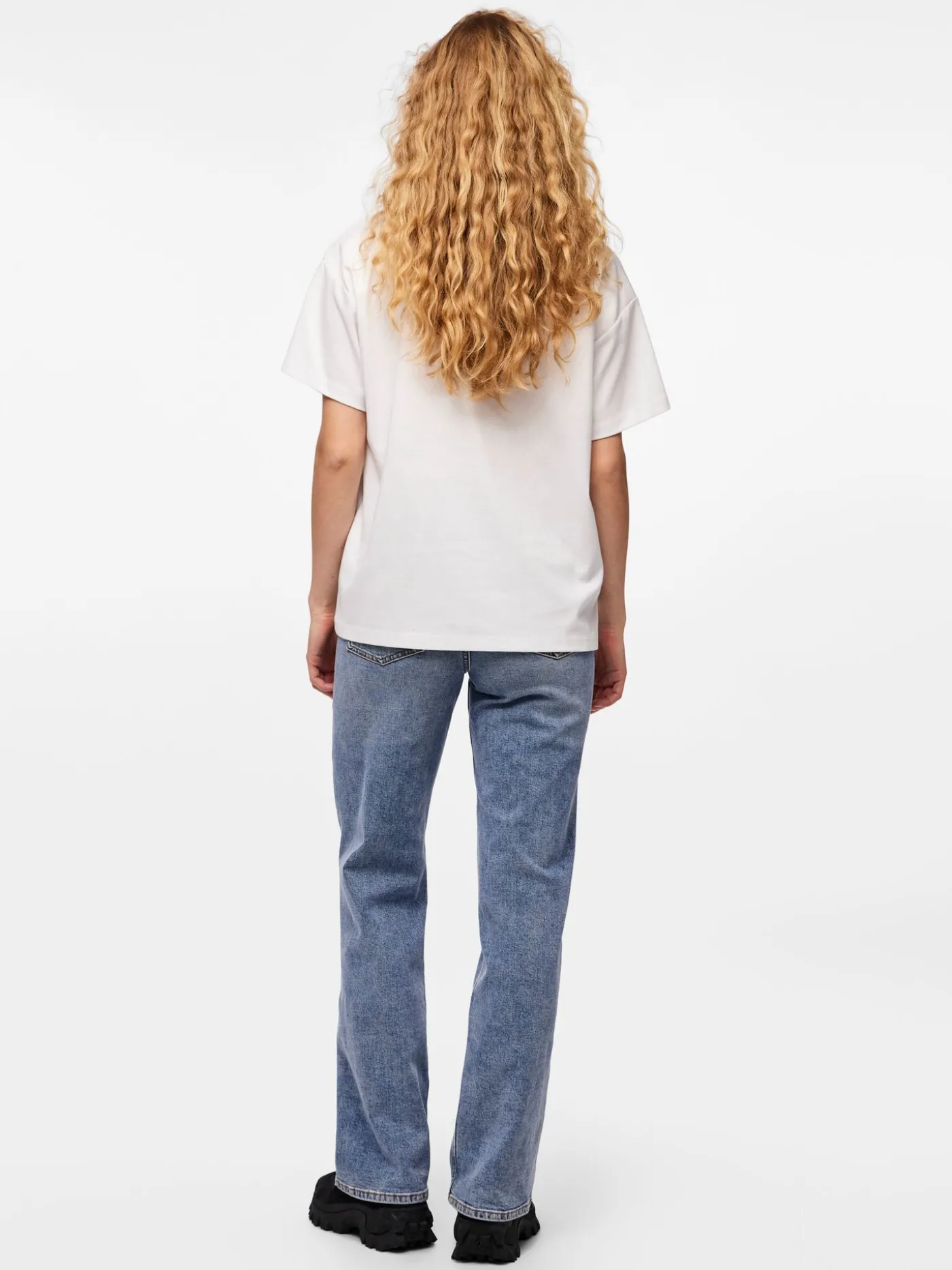 PCSKYLAR SS OVERSIZED TEE JRS NOOS