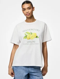 PCTHEA SS PRINTED T-SHIRT BC