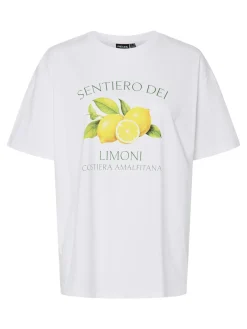 PCTHEA SS PRINTED T-SHIRT BC