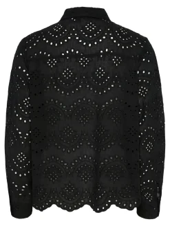 PCVILDE LS SHIRT WVN NOOS