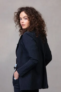 PHOEBE STRIPE 70000 - 70000 B-Navy