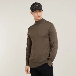 Premium core mock knit