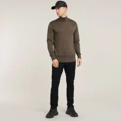 Premium core mock knit