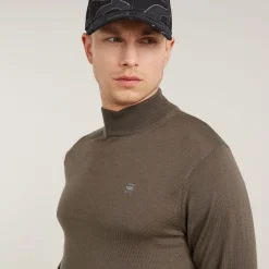 Premium core mock knit