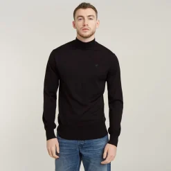 Premium core mock knit