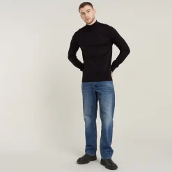 Premium core mock knit