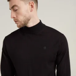 Premium core mock knit