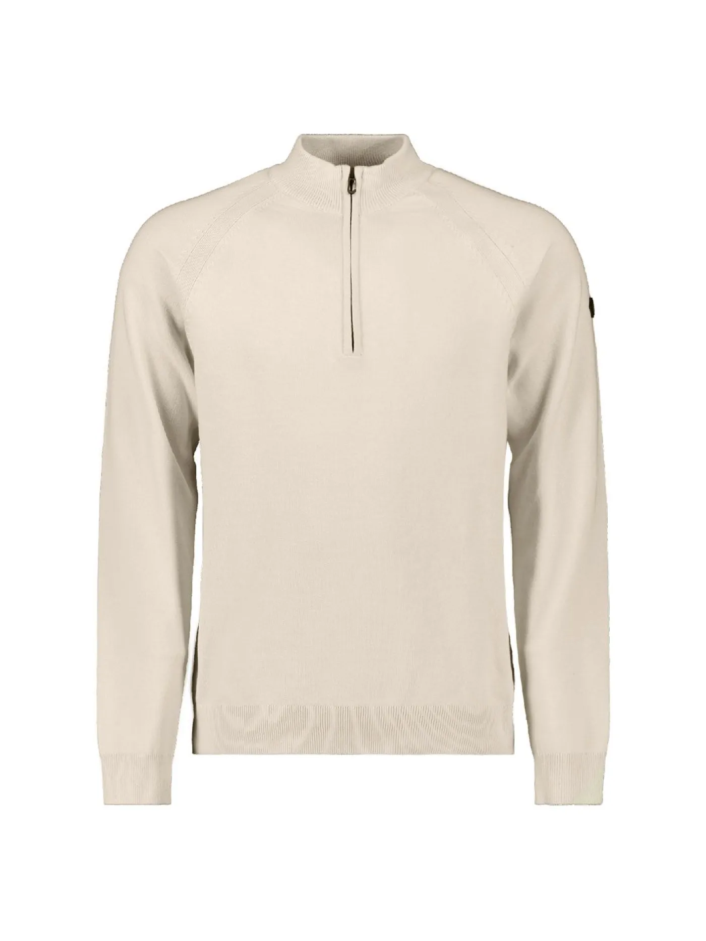 Pullover Half Zip High Collar Solid