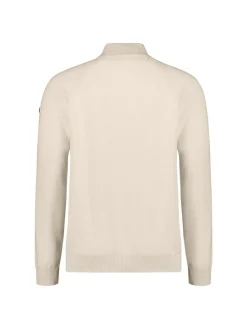 Pullover Half Zip High Collar Solid