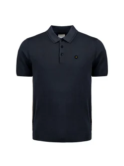 Pullover Short Sleeve Polo Button Solid