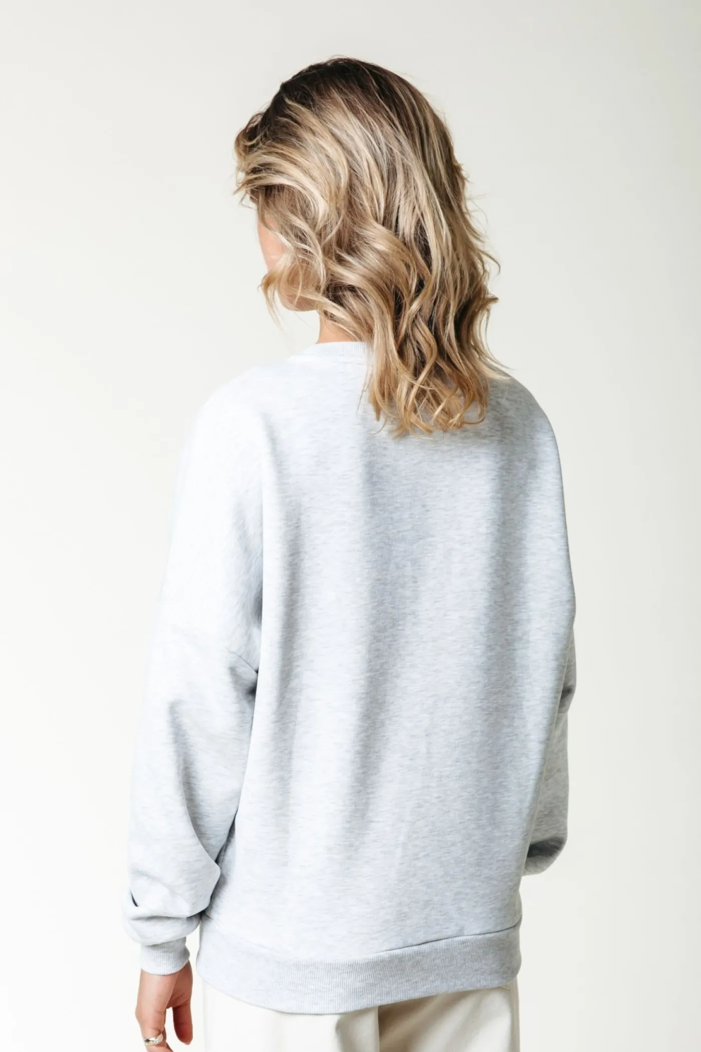 Racer Logo Dropped Shoulder Sweat