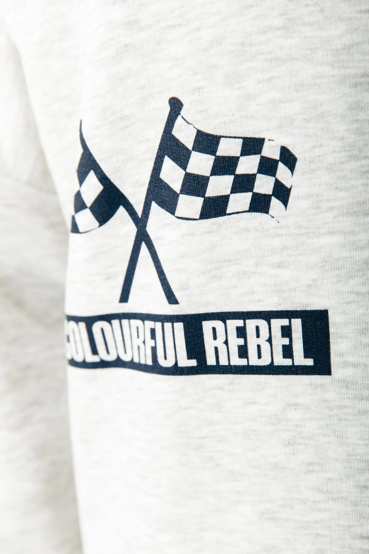 Racer Logo Dropped Shoulder Sweat