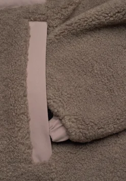 Relaxed fleece trekker jacket