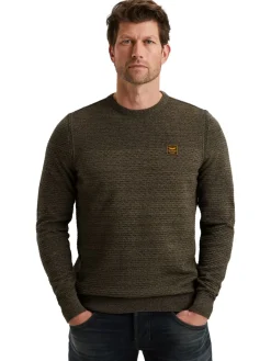 R-neck cotton mouline