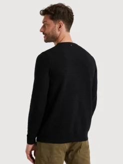 R-neck cotton mouline