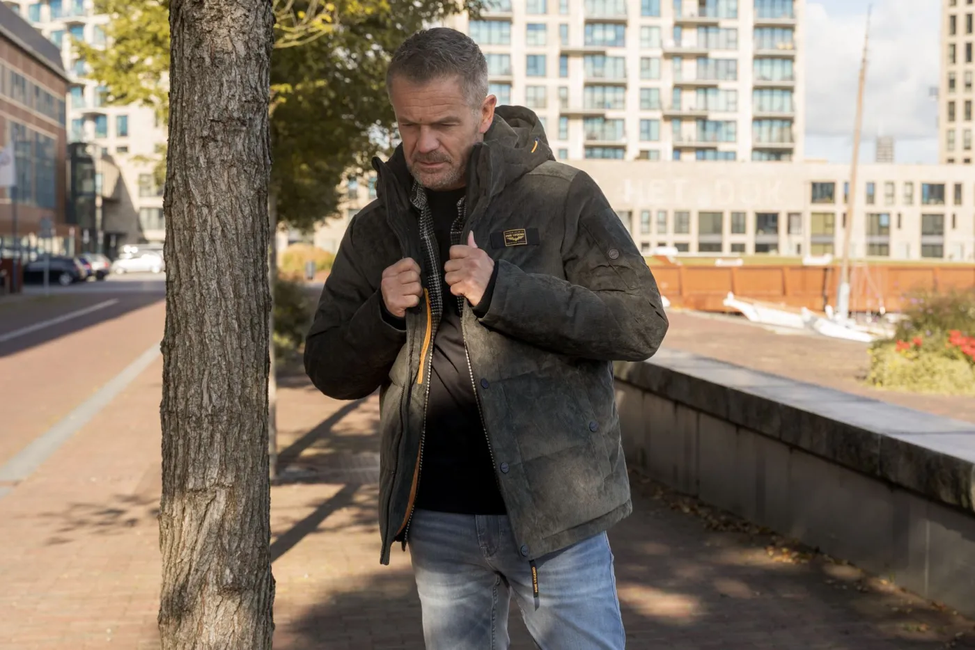 Semi long jacket GOBBLER Clear For