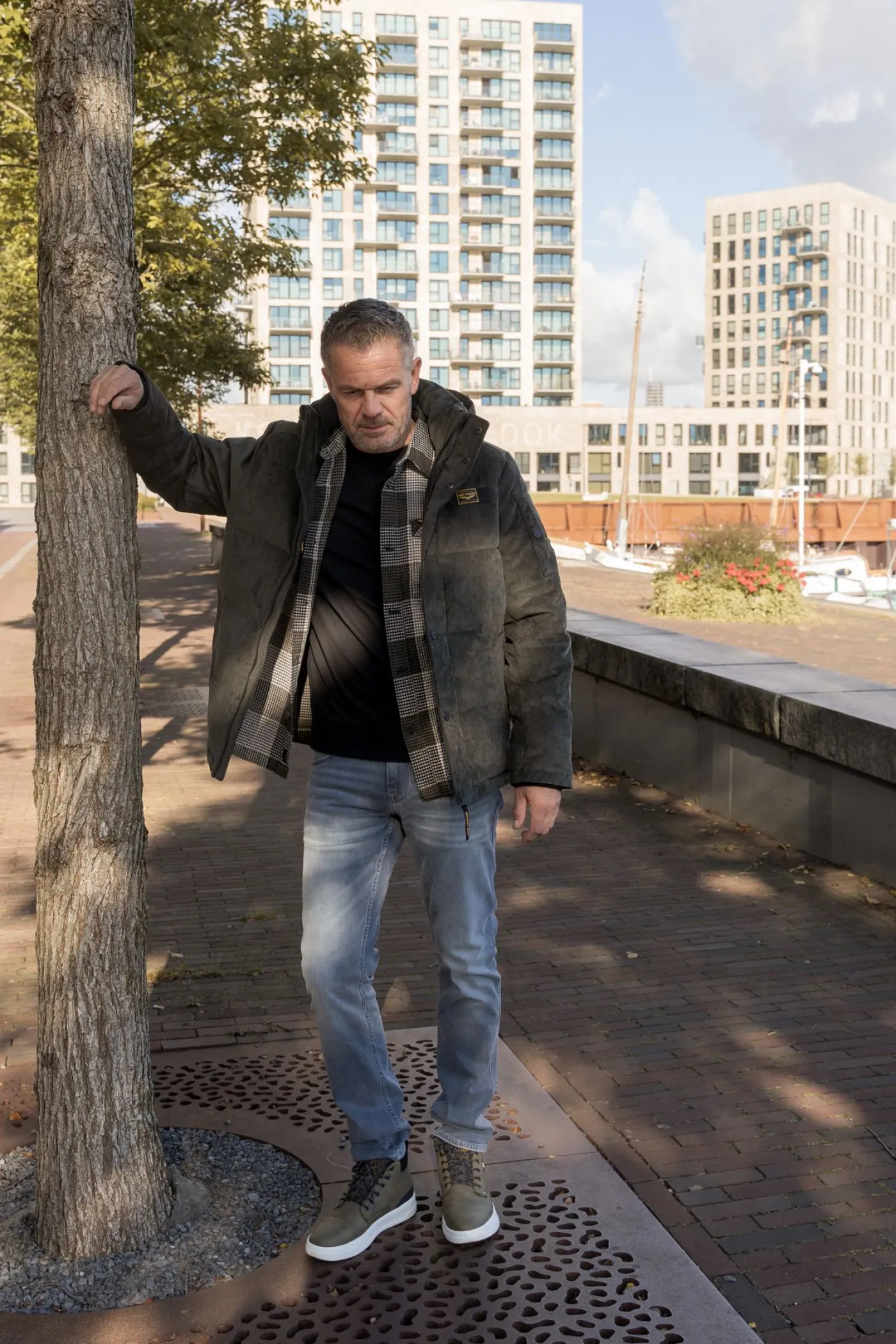 Semi long jacket GOBBLER Clear For