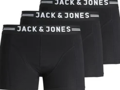 SENSE TRUNKS 3-PACK NOOS JNR - Black/Black & Black