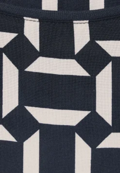 Shirt collar viscose dress