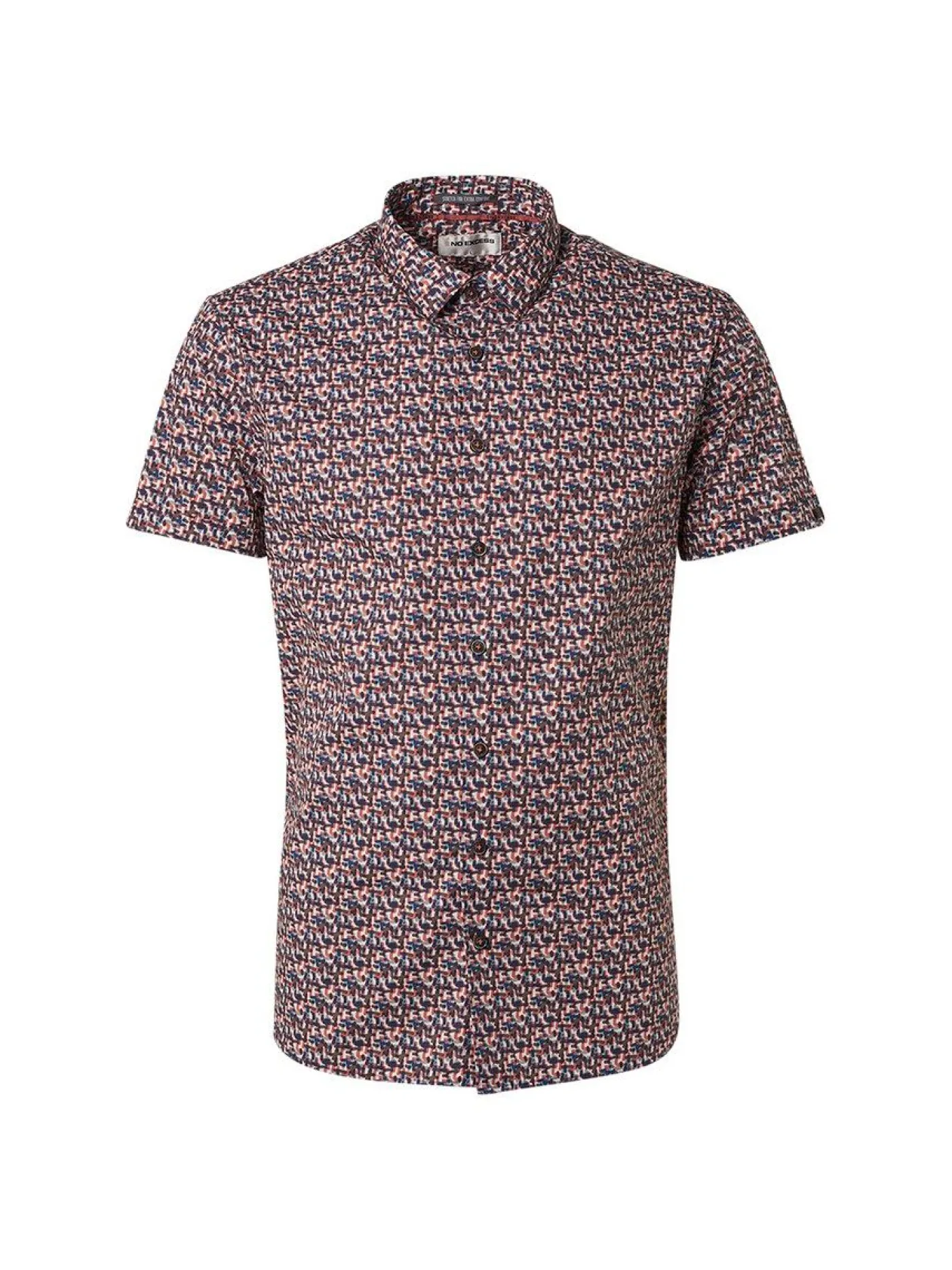 Shirt Short Sleeve Allover Printed
