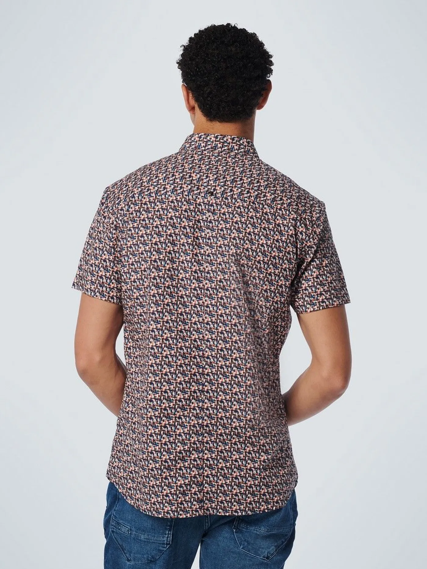 Shirt Short Sleeve Allover Printed
