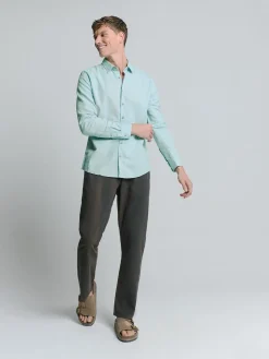 Shirt Solid With Linen