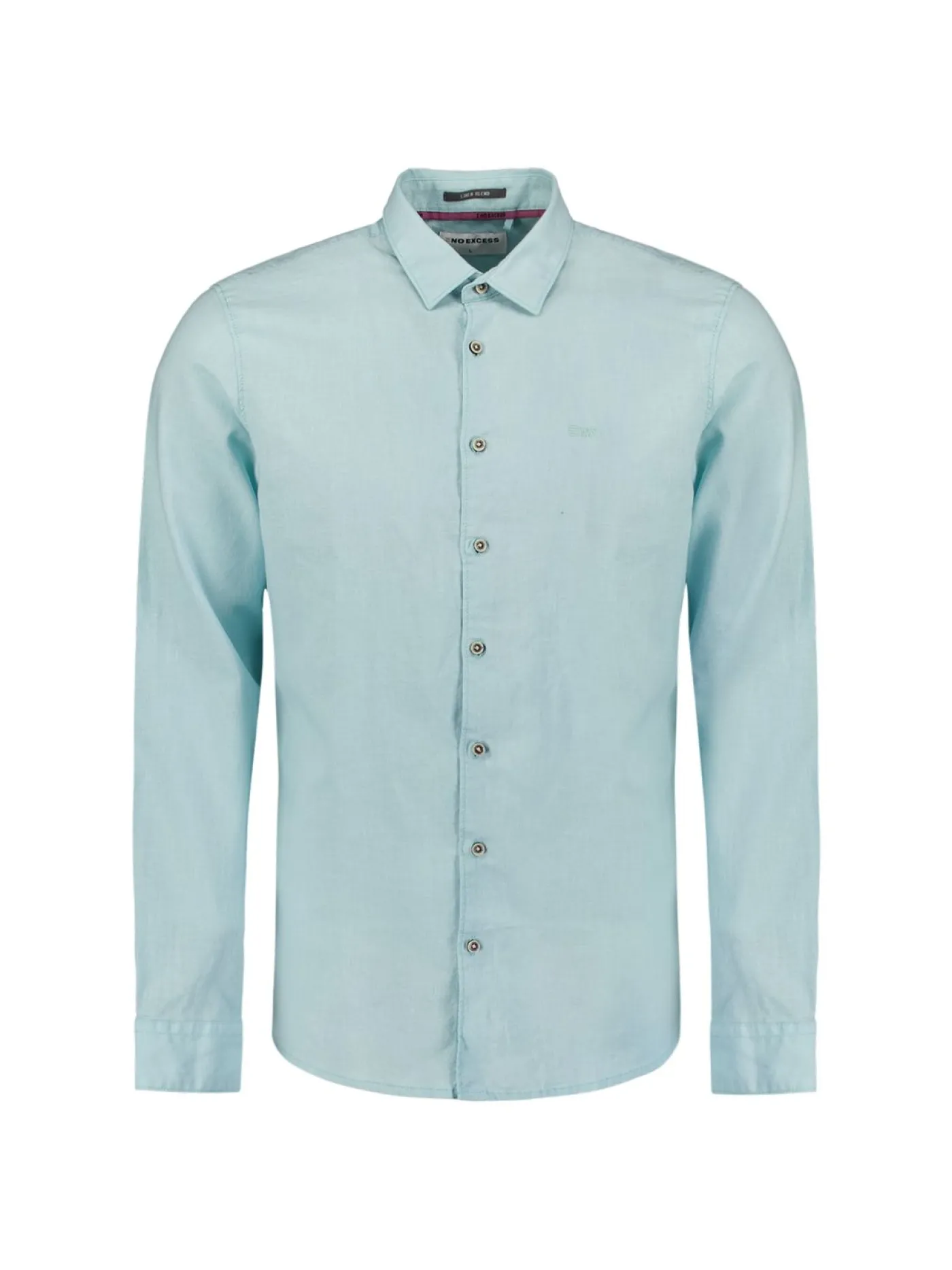 Shirt Solid With Linen