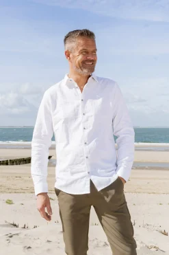 Shirt Solid With Linen