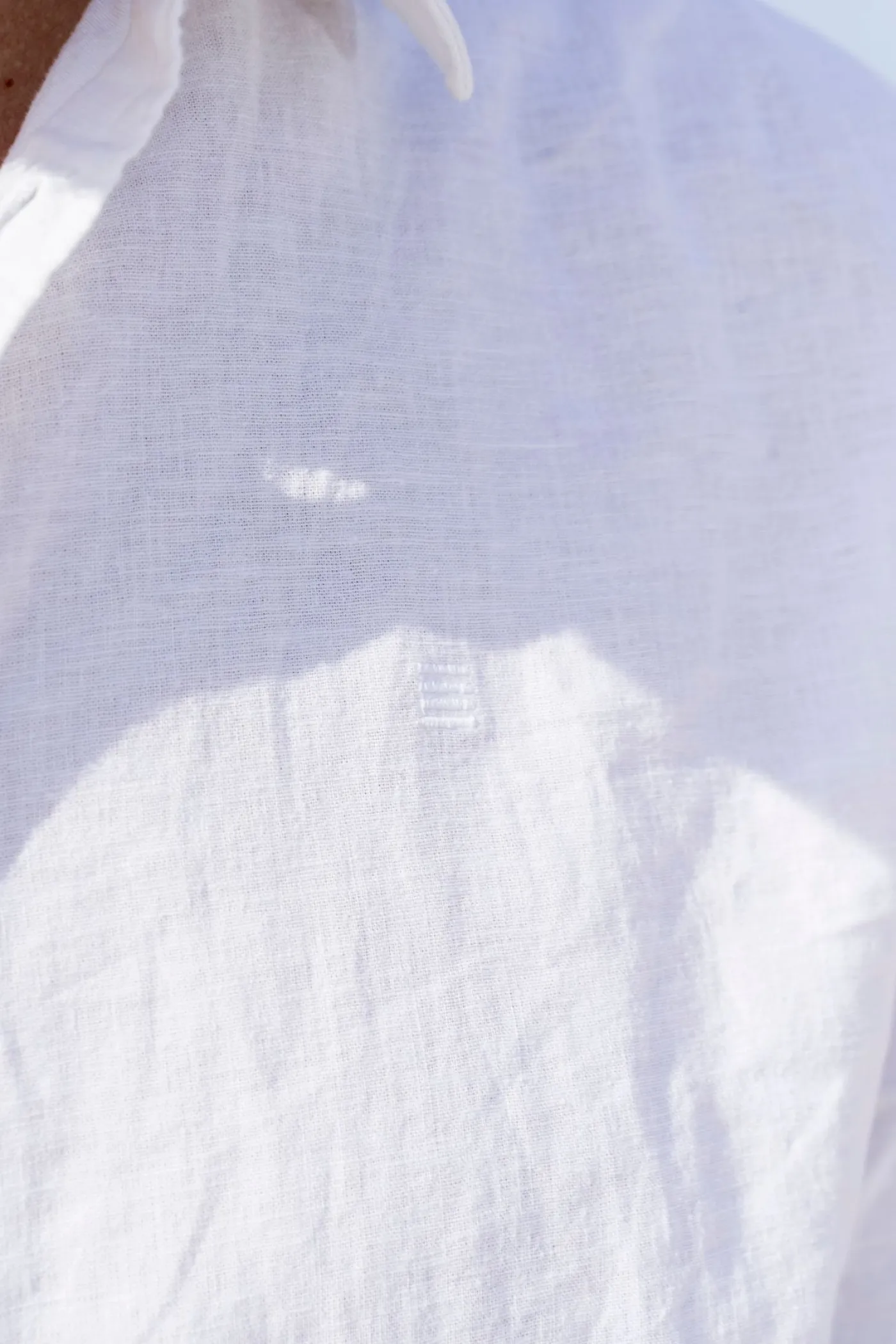 Shirt Solid With Linen