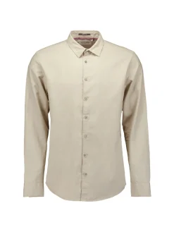 Shirt Solid With Linen