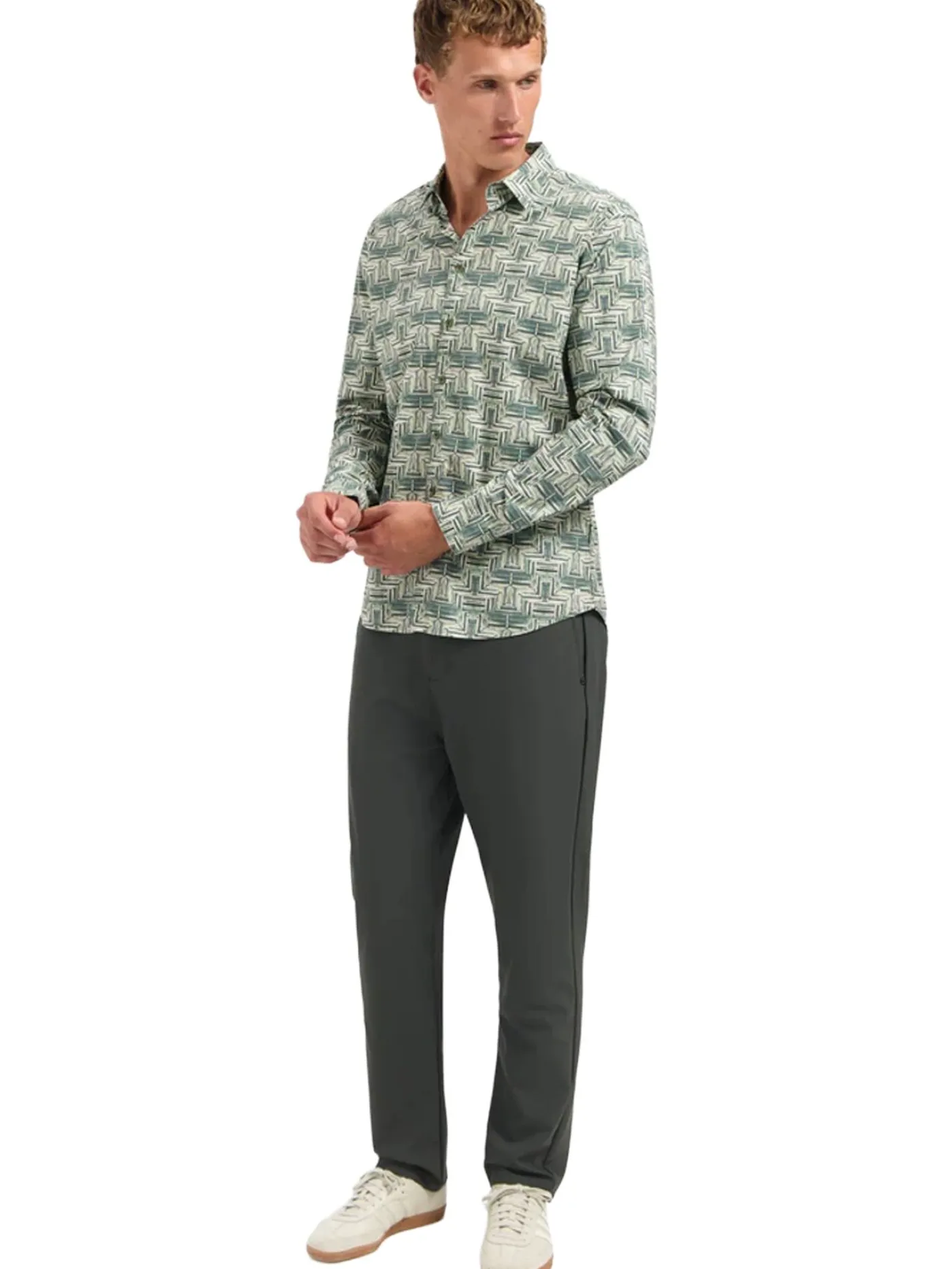 Shirt Stretch Allover Printed