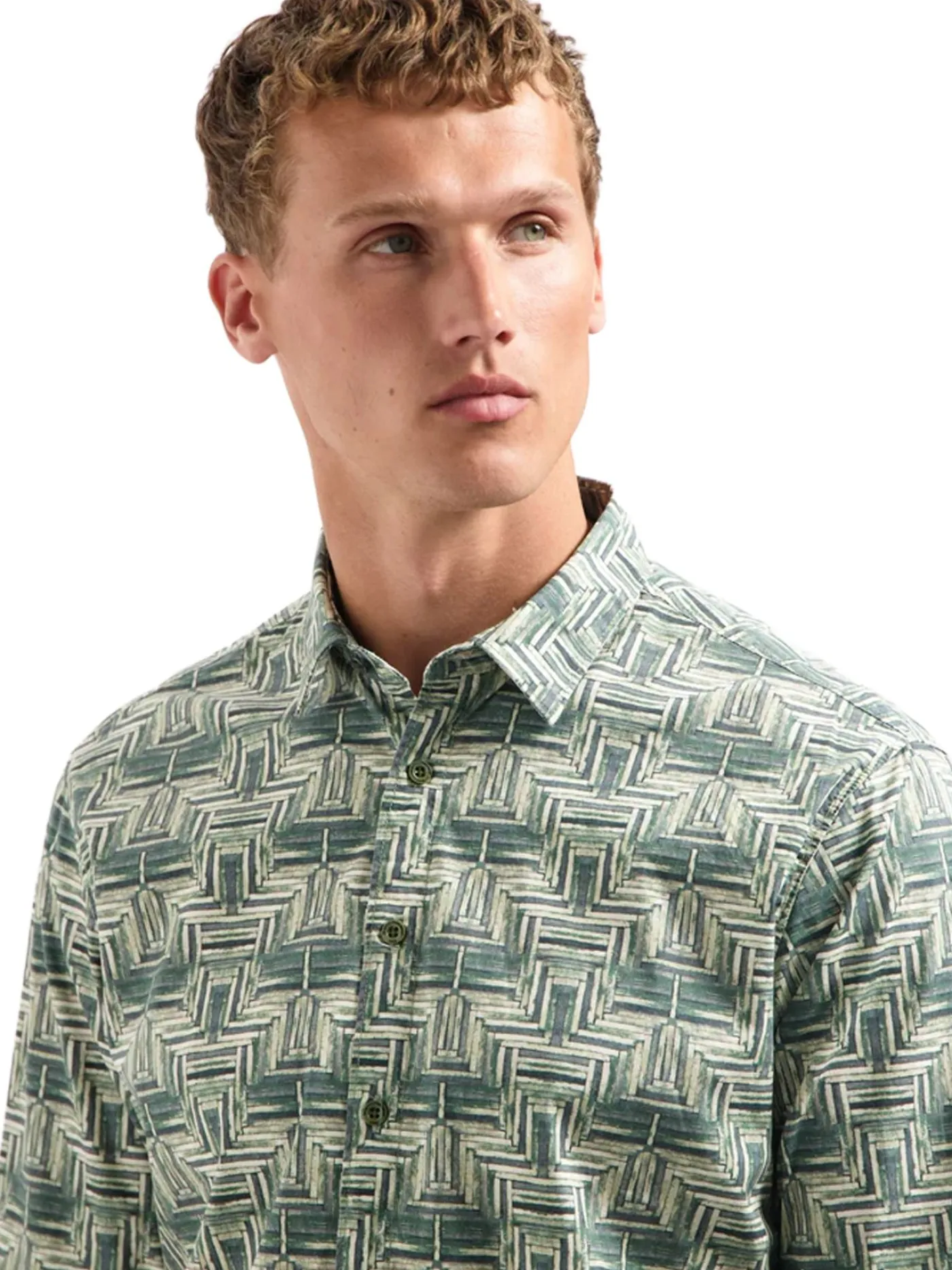 Shirt Stretch Allover Printed