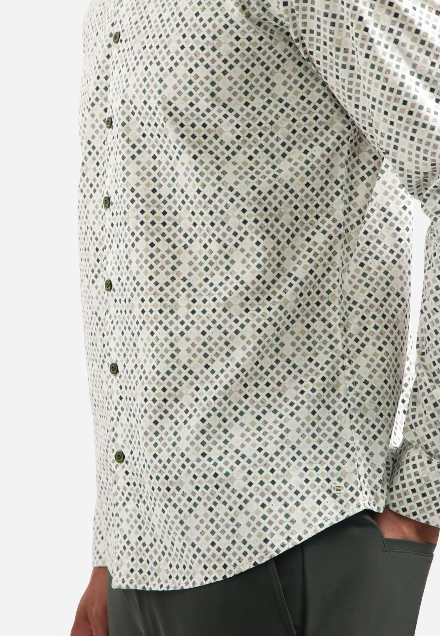 Shirt Stretch Allover Printed