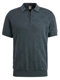 Short sleeve polo cotton modal