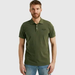 Short sleeve polo Melange striped