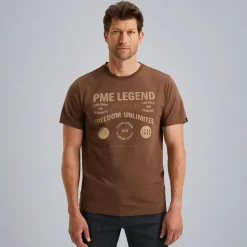 Short sleeve r-neck cotton elastan