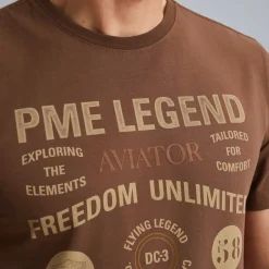 Short sleeve r-neck cotton elastan