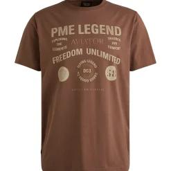 Short sleeve r-neck cotton elastan