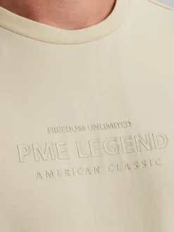 Short sleeve r-neck cotton elastan