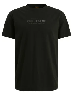 Short sleeve r-neck cotton elastan