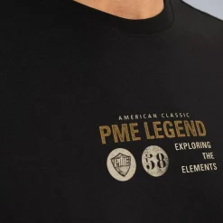 Short sleeve r-neck cotton elastan