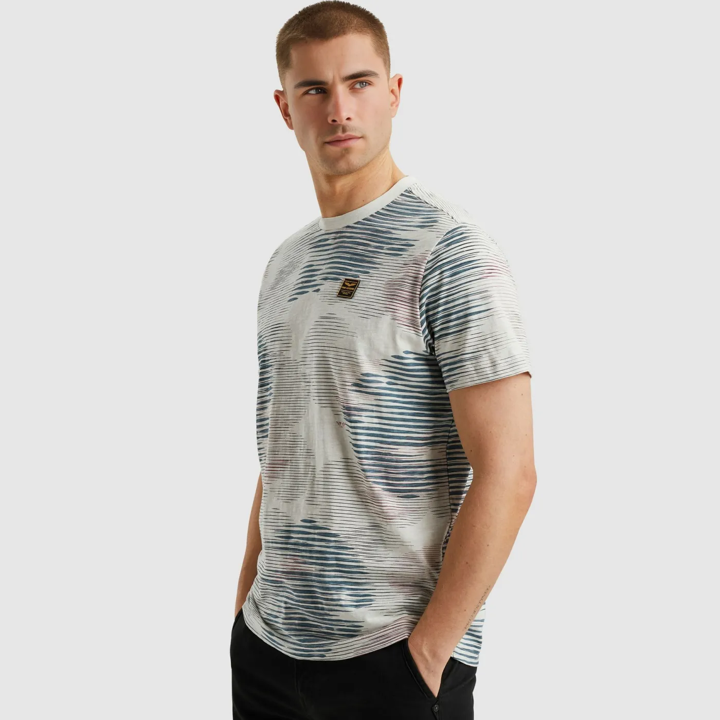 Short sleeve r-neck slub jersey ao