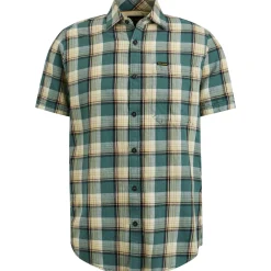 Short Sleeve Shirt Ctn Slub Weave