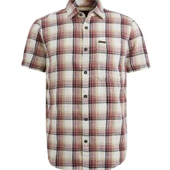 Short Sleeve Shirt Ctn Slub Weave