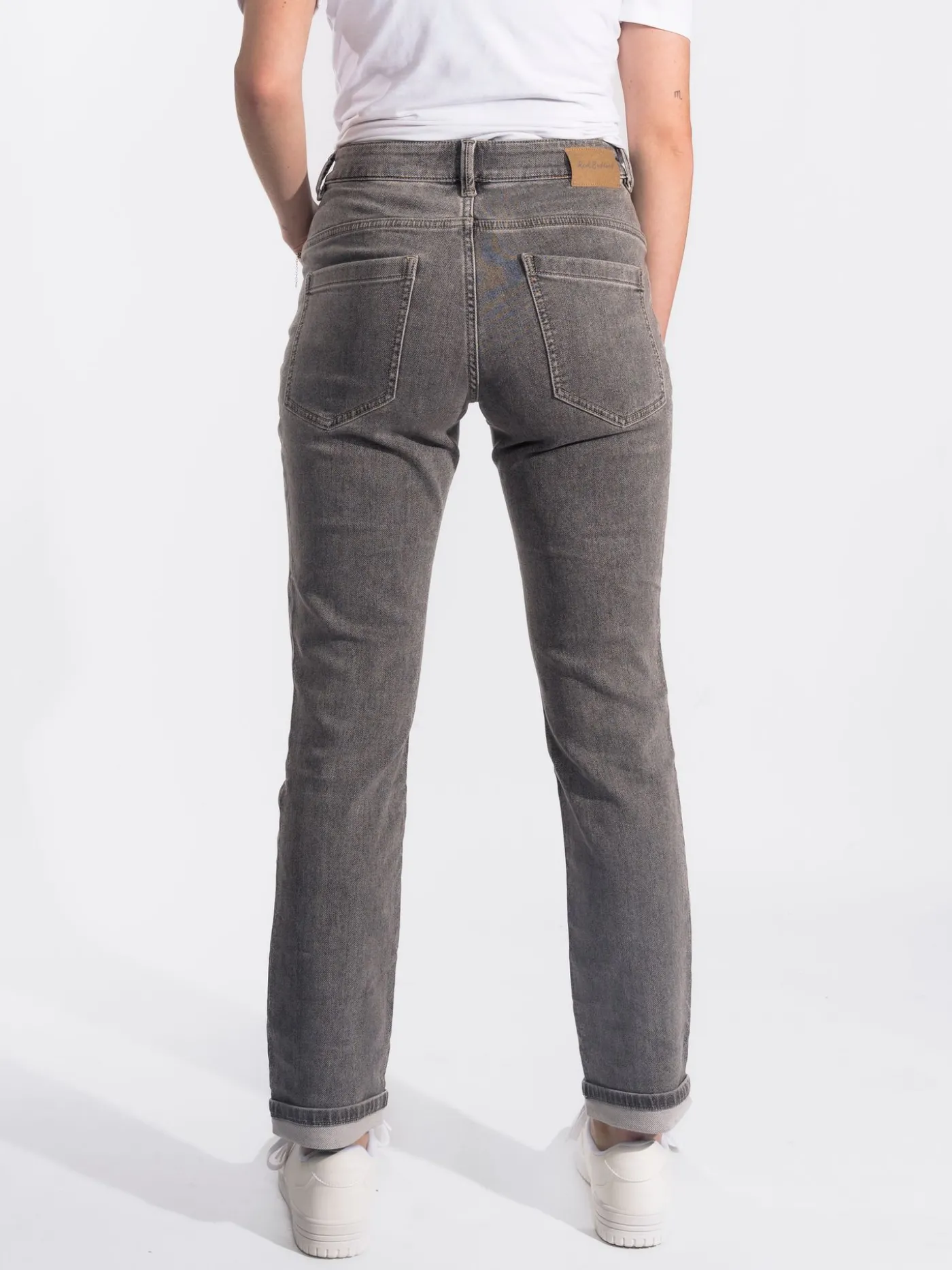 Sienna 1 Zip Grey Denim