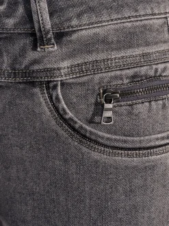 Sienna 1 Zip Grey Denim