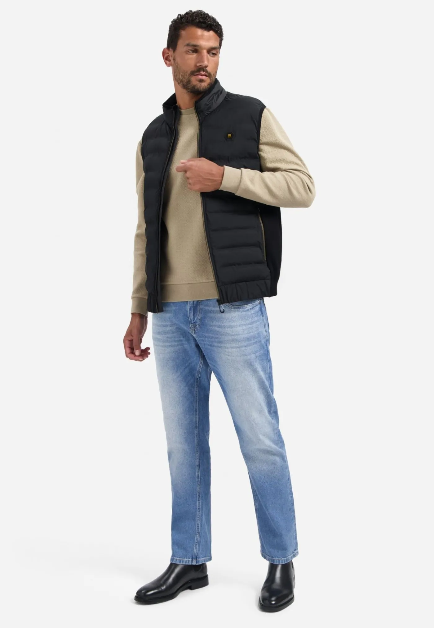 Sweater Crewneck Relief Melange