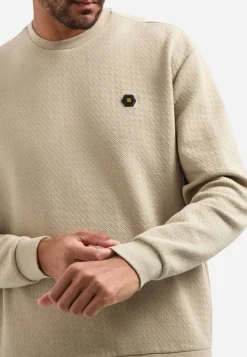 Sweater Crewneck Relief Melange